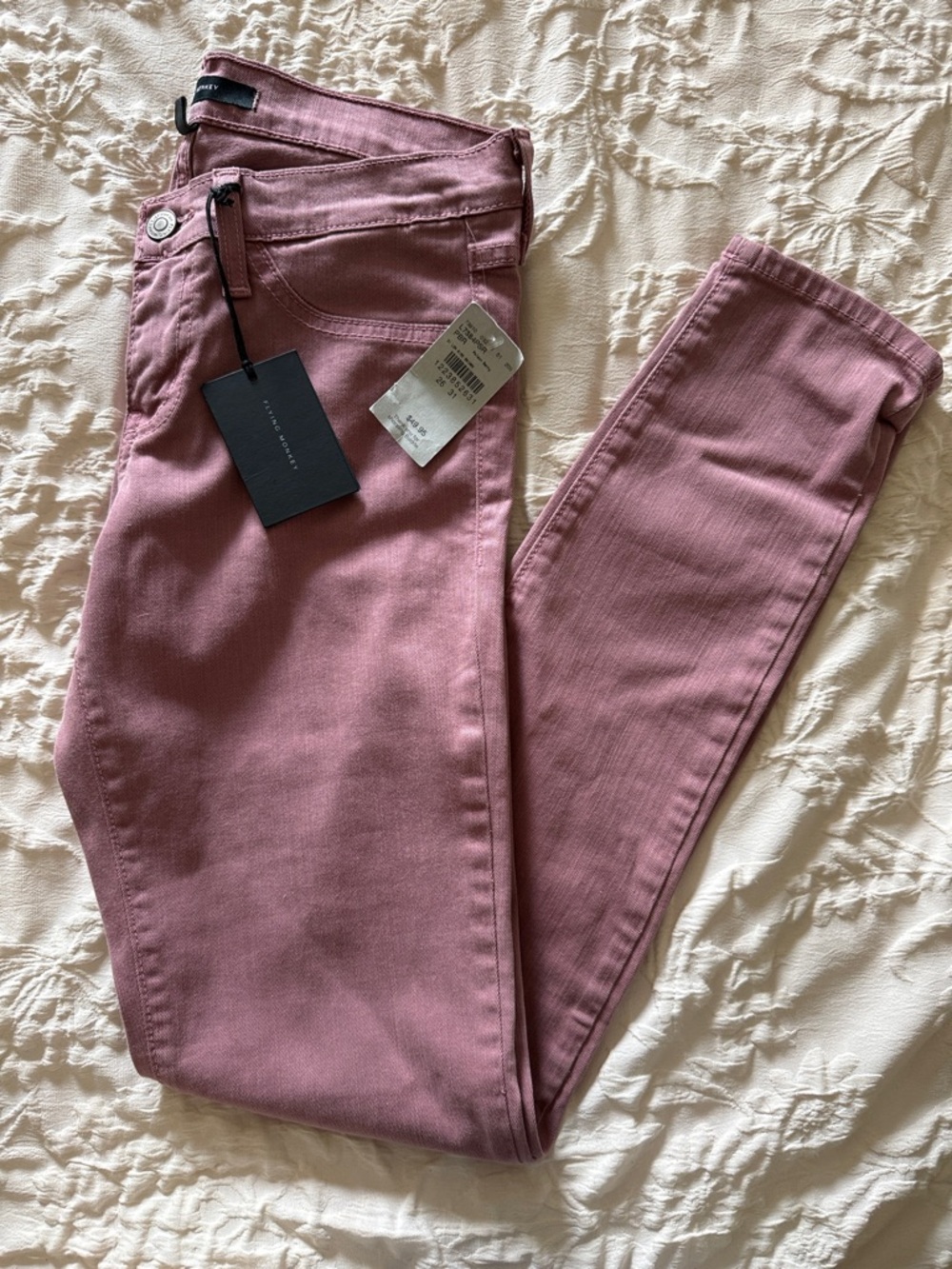 Flying Monkey Mauve Pink Jeans